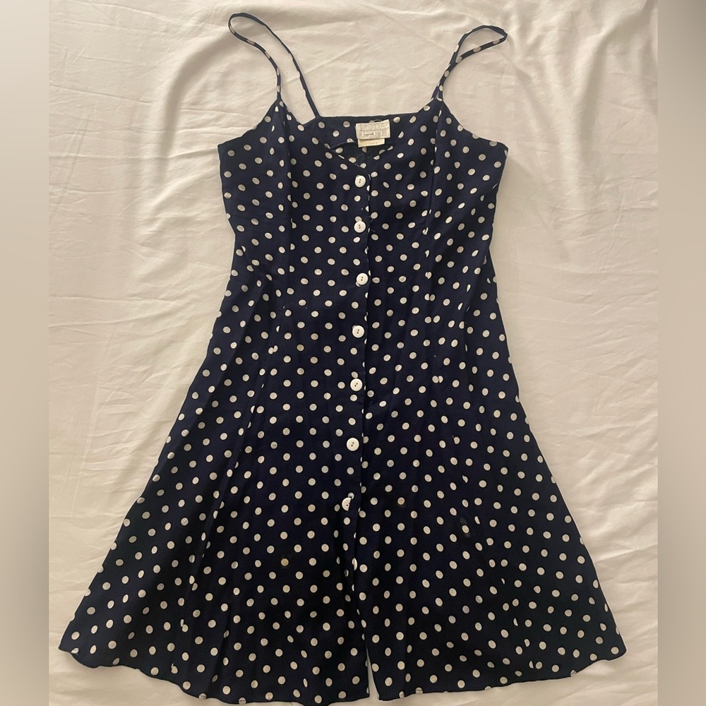 Vintage Polka Dot Mini Dress